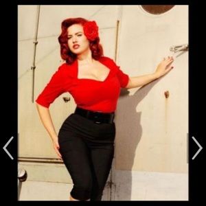 3x Red Doris top. Slightly faded.